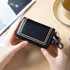 Zipper Keychain Key Bag Multifunctional Car Waist Hanging Key Case