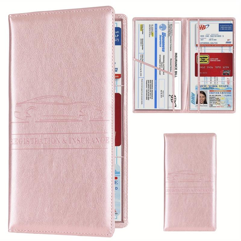 Men's Card Holder Car Registration Vehicle Insurance Card Holder Wallet