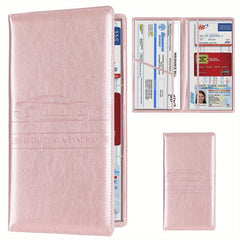 Men's Card Holder Car Registration Vehicle Insurance Card Holder Wallet