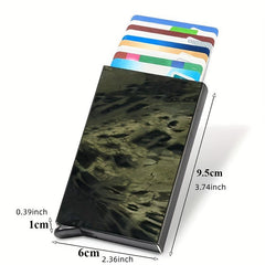 RFID Blocking Card Holder Metal Pocket Wallet