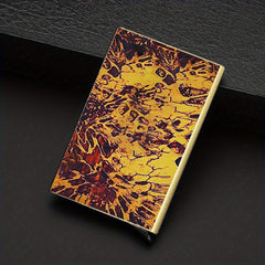 RFID Blocking Card Holder Metal Pocket Wallet