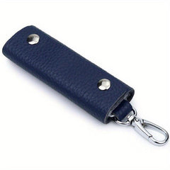 Men's Top Layer Cowhide Door Lock Key Bag