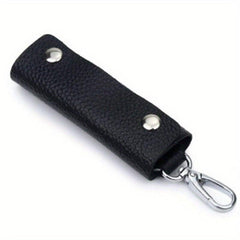 Men's Top Layer Cowhide Door Lock Key Bag