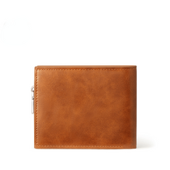 Men's Business Leather Wallet RFID Blocking Card Holder Coin Purse