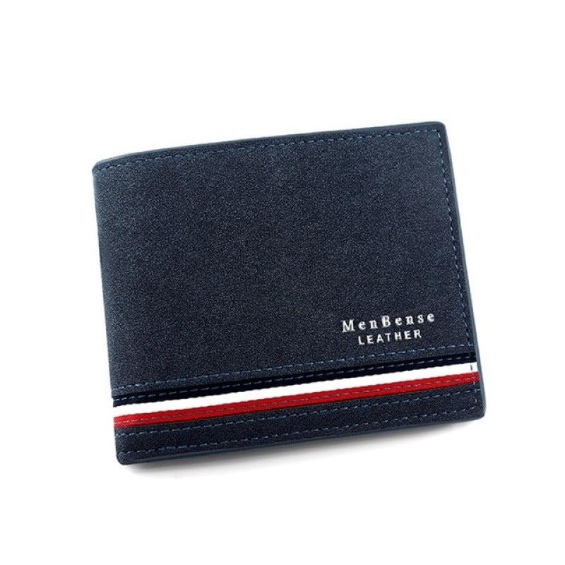 Men's PU Leather Foldable Business Coin Purse