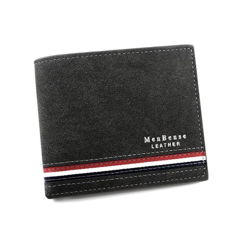 Men's PU Leather Foldable Business Coin Purse