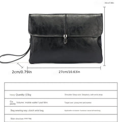 Men's Business Hand Bag with Lock Buckle