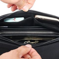Men's Business Hand Bag with Lock Buckle