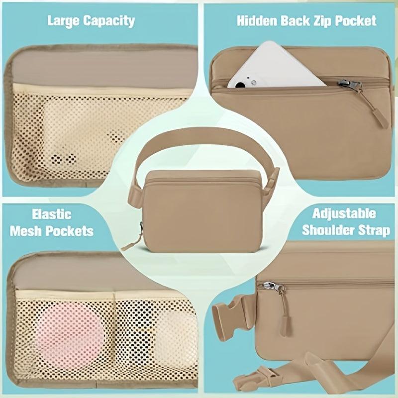 Adjustable Strap Mini Waist Bag for Workout Running Travel Hiking