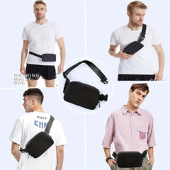 Adjustable Strap Mini Waist Bag for Workout Running Travel Hiking