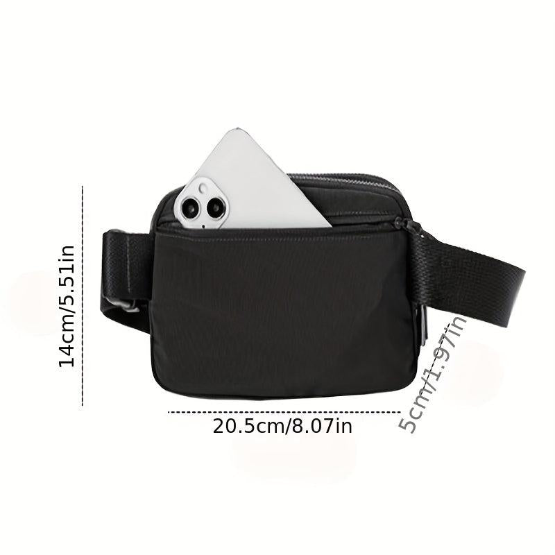 Adjustable Strap Mini Waist Bag for Workout Running Travel Hiking