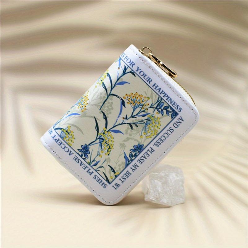 Card Holder Wallet PU Leather 18 Card Slots Zipper Bank Credit Card Case