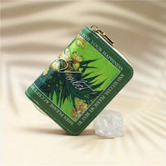 Card Holder Wallet PU Leather 18 Card Slots Zipper Bank Credit Card Case