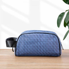 Waterproof PU Leather Toiletry Bag for Men