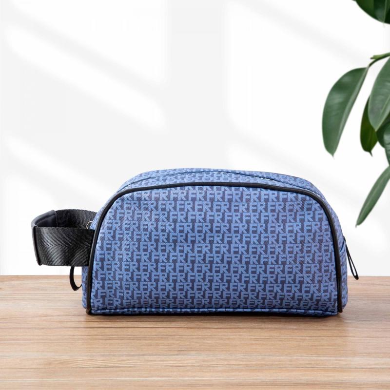 Waterproof PU Leather Toiletry Bag for Men