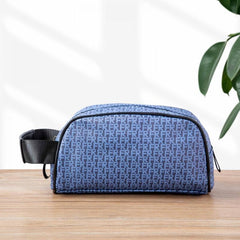 Waterproof PU Leather Toiletry Bag for Men