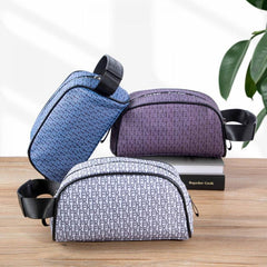 Waterproof PU Leather Toiletry Bag for Men