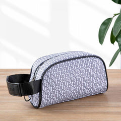 Waterproof PU Leather Toiletry Bag for Men
