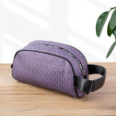 Waterproof PU Leather Toiletry Bag for Men