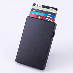 Men's Aluminum Wallet Ultra Thin Purse Pop up Button