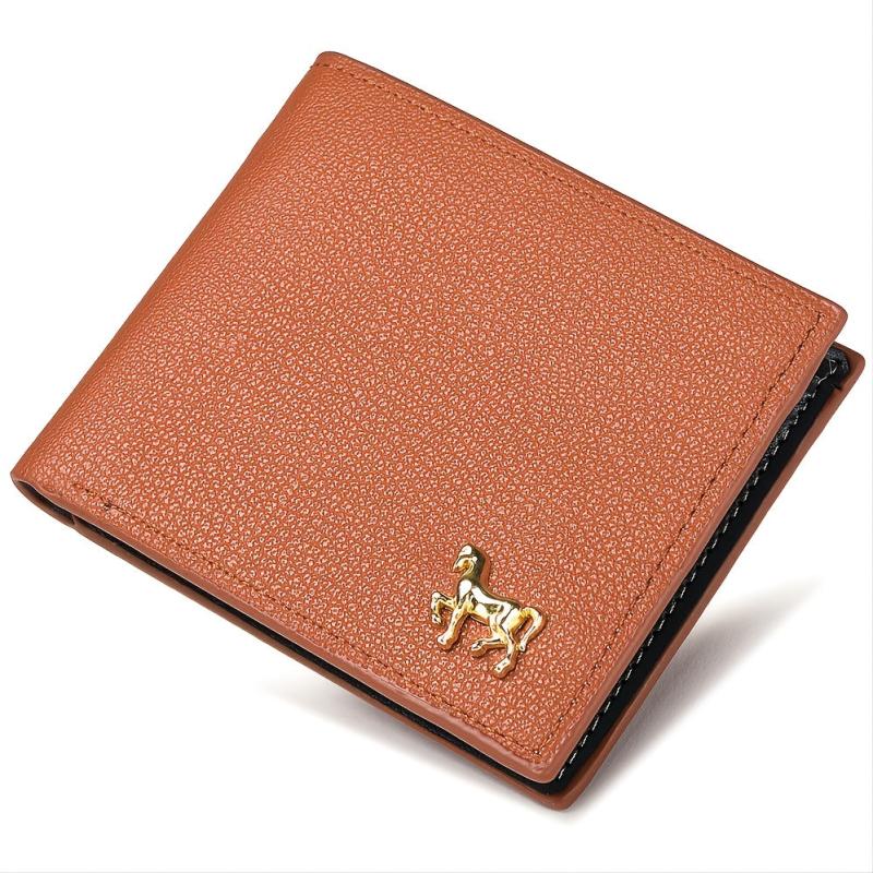 Men's PU Leather Business Wallet Card Holder