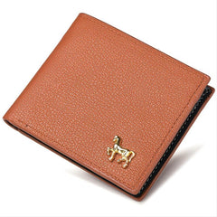 Men's PU Leather Business Wallet Card Holder