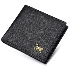 Men's PU Leather Business Wallet Card Holder