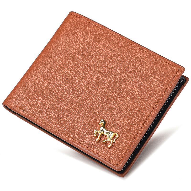 Men's PU Leather Business Wallet Card Holder