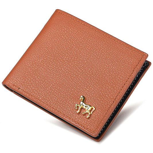 Men's PU Leather Business Wallet Card Holder