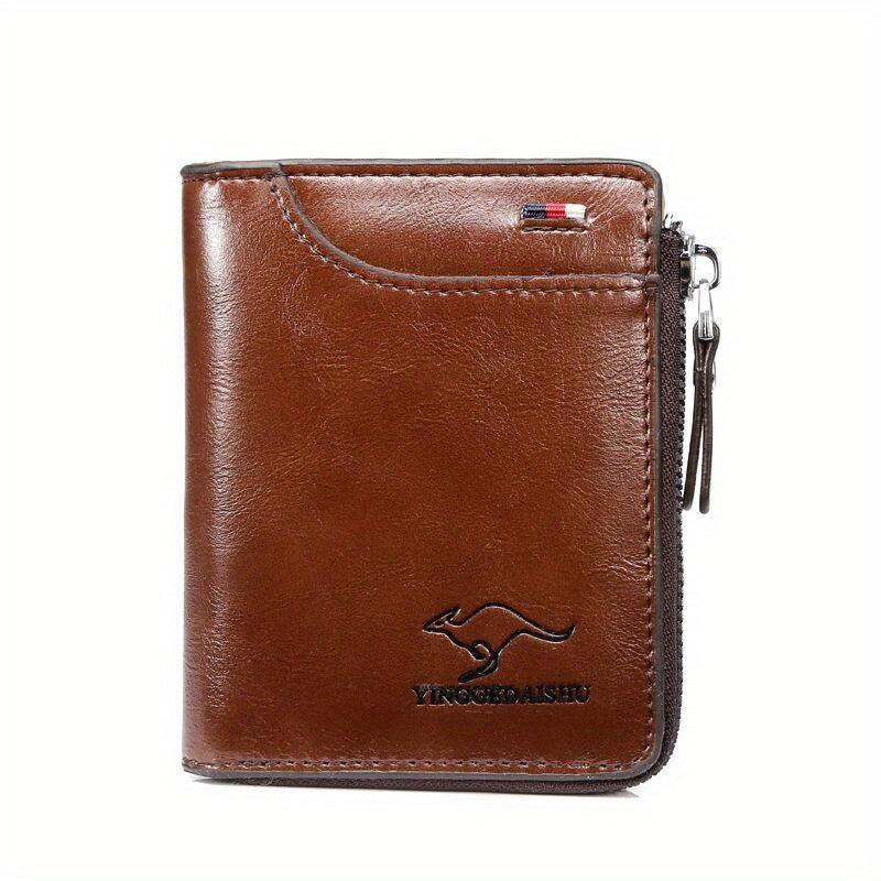 Retro Men's Large Capacity Wallet PU Leather Wallet