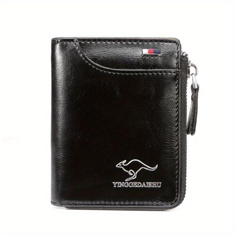 Retro Men's Large Capacity Wallet PU Leather Wallet