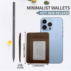 Men's RFID Slim Wallet Minimalist Credit Card Holder