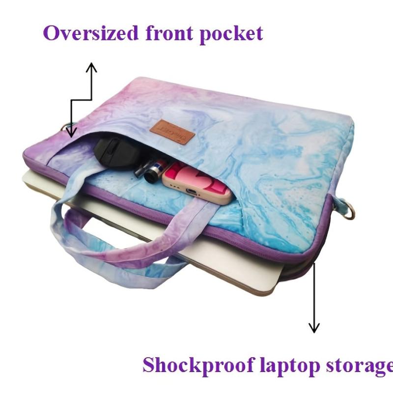 Portable Laptop Bag With Shoulder Strap Waterproof Handbag