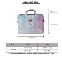 Portable Laptop Bag With Shoulder Strap Waterproof Handbag