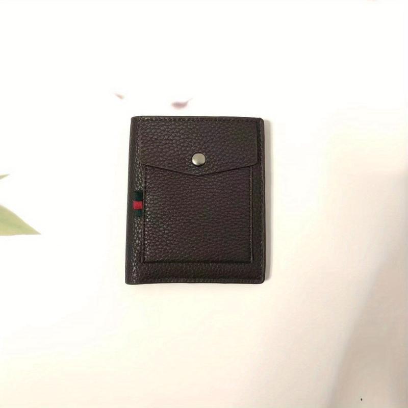 Men's Vertical Coin Purse Youth Ultra thin Small Wallet