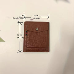 Men's Vertical Coin Purse Youth Ultra thin Small Wallet