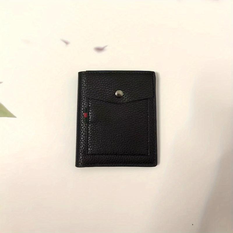 Men's Vertical Coin Purse Youth Ultra thin Small Wallet