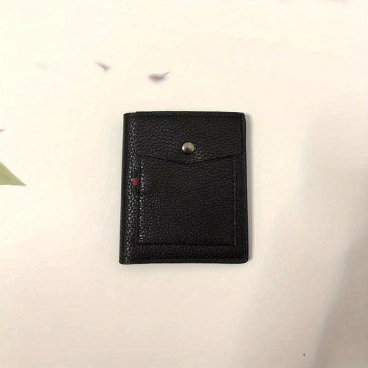 Men's Vertical Coin Purse Youth Ultra thin Small Wallet