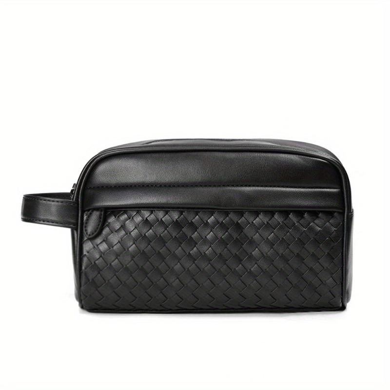 Men's Business Clutch Bag Portable Cosmetic Case Toiletry Bag