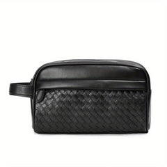 Men's Business Clutch Bag Portable Cosmetic Case Toiletry Bag