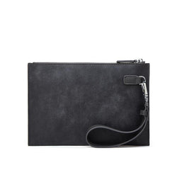 Men's Crazy Horse Leather Clutch Bag Waterproof Business Card Holder