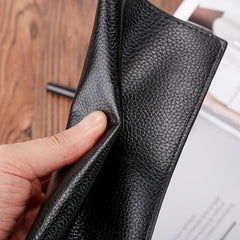 Men's Soft Leather Long Wallet Large Capacity Clutch