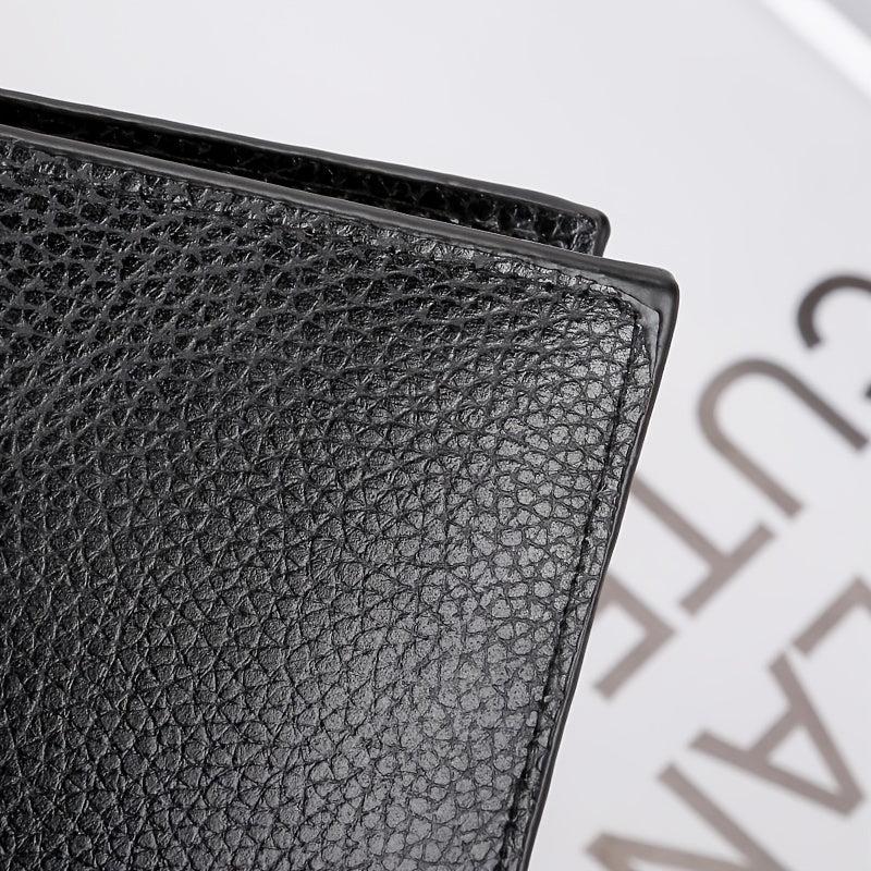 Men's Soft Leather Long Wallet Large Capacity Clutch