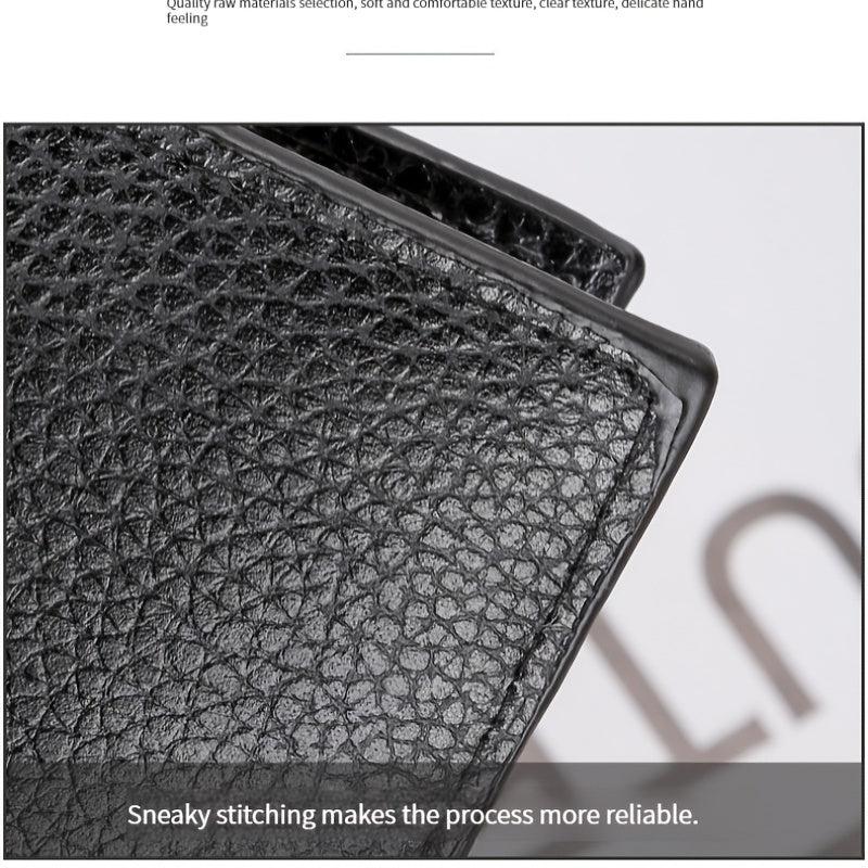 Men's Soft Leather Long Wallet Large Capacity Clutch