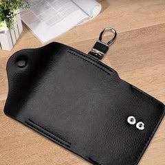 Men's Leather Key Bag Large Capacity Key Chain Case