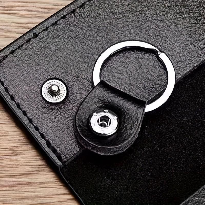 Men's Leather Key Bag Large Capacity Key Chain Case