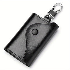 Men's Leather Key Bag Large Capacity Key Chain Case