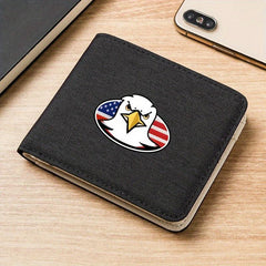 Men's Cartoon Duck Canvas Wallet Ultra Thin