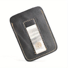 Men's Leather Wallet Money Clip Credit Card ID Holder Front Pocket Slim Case