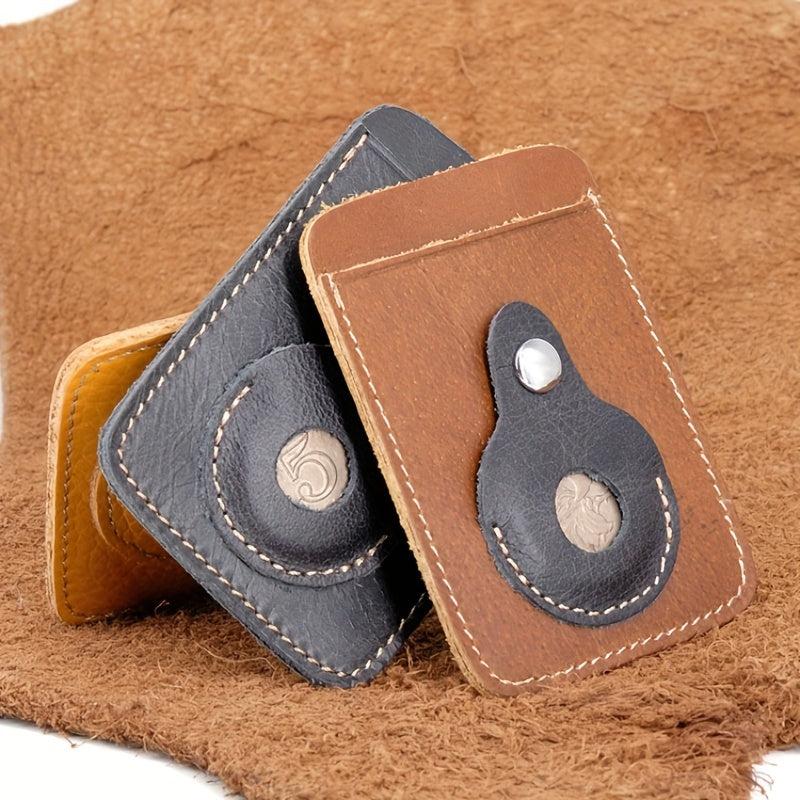 Men's Leather Wallet Money Clip Credit Card ID Holder Front Pocket Slim Case